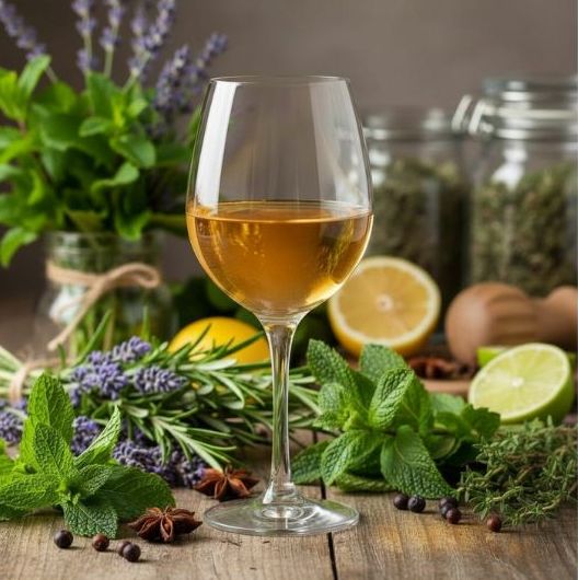 sklenice s bylinkami mi